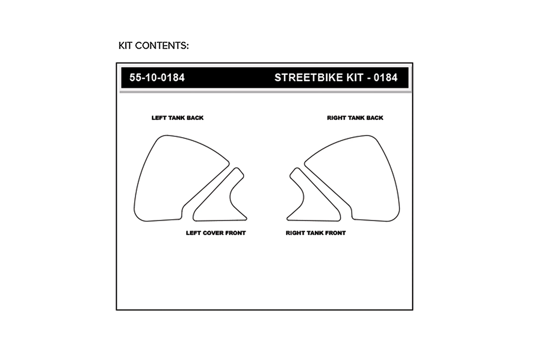 Almohadilla Stompgrip depósito de gasolina transparente, Icon, Kit depósito de gasolina para Streetbike para Monster 937 (plus, SP), 2021-2025, Monster 1200 (S), 2021-2024