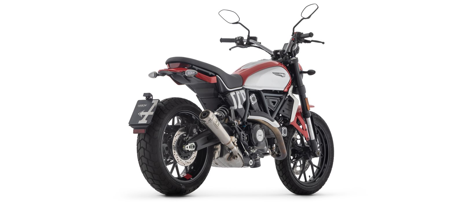 Escape ARROW PRO-RACE Acero Inoxidable para Ducati Scrambler 800, a partir del modelo año 2023-