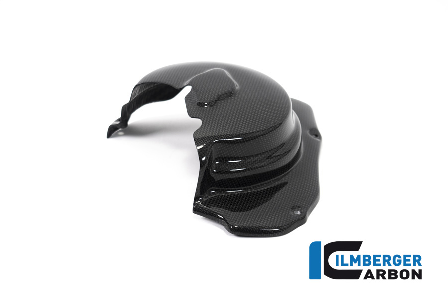 Cubierta de tapa de motor de carbono Ilmberger lado izquierdo, brillante Ducati Monster 1200, 1200S 2017-