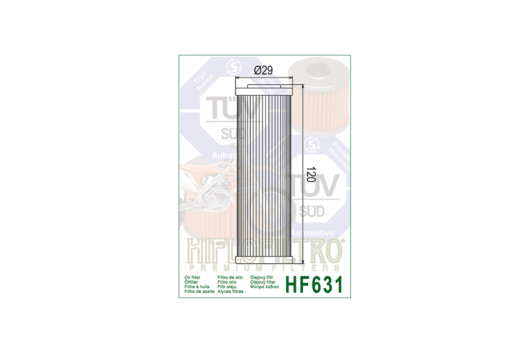 HIFLO filtro de aceite HF631 para varios modelos BETA