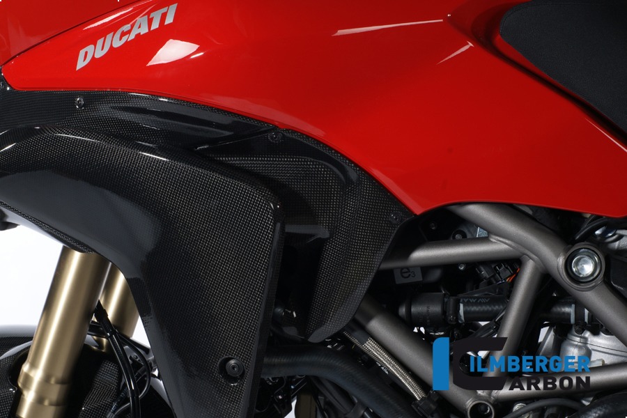 Deflector de aire de carbono Ilmberger para el depósito de gasolina lateral lado izquierdo, Carbono