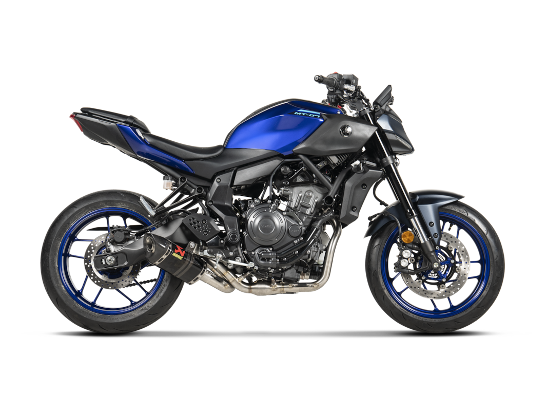 Akrapovic Racing Line (Carbon) sistema de escape para Yamaha MT-07, Tracer 7, GT, XSR 700, XTribute, 2014-2025