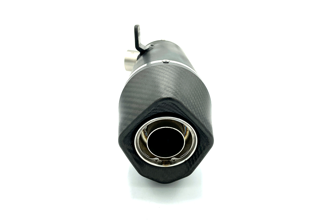 Silenciador ARROW DARK INDY RACE con tapa de carbono para BMW F900R y F900XR a partir del modelo 2020, Aluminio negro