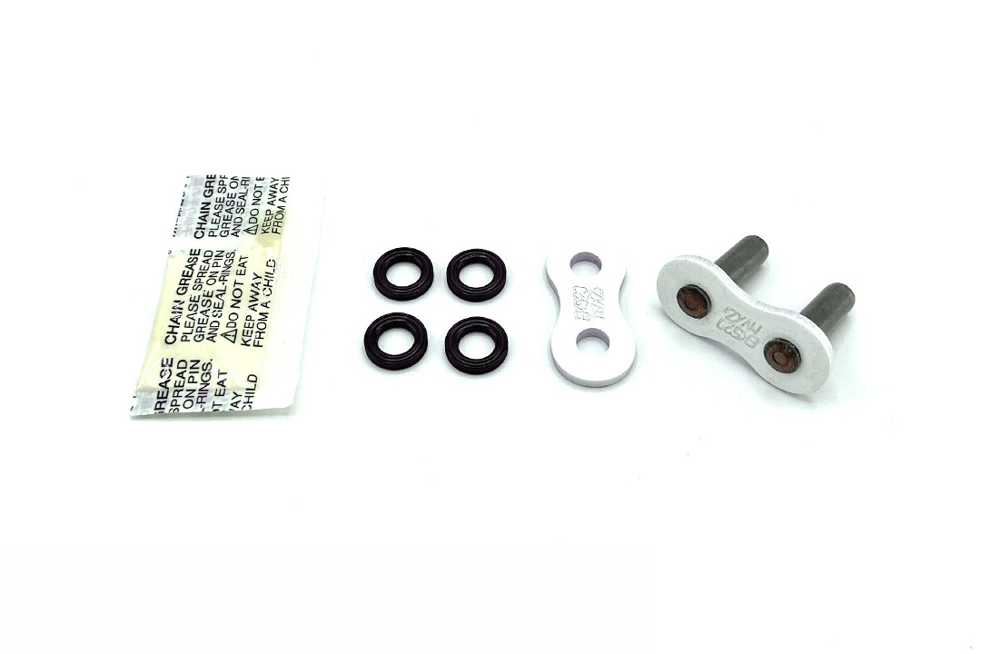 Cadena Enuma EK Eslabón de remache hueco EK 530 MVXZ2 blanco