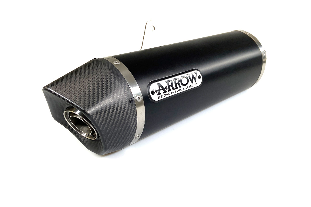 Escape ARROW MAXI RACE TECH para Suzuki DL1000 V-Strom 2014- V-Strom 1050 2020- de aluminio, negro