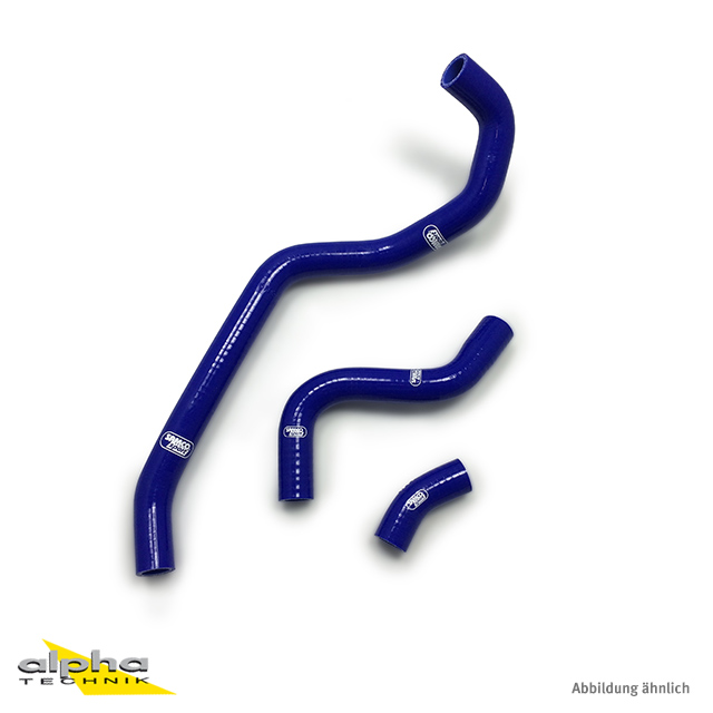 Kit de mangueras de silicona SAMCO SPORT azul para Yamaha XT660R XT660X Año del modelo 2004-2014