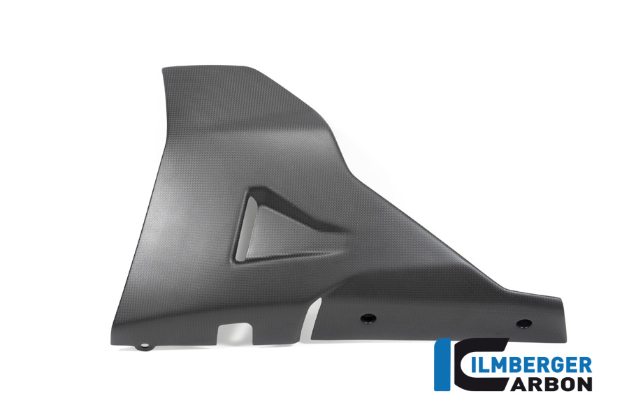 Spoiler de motor de carbono Ilmberger lado izquierdo, mate, Ducati Diavel 1260, 2019-