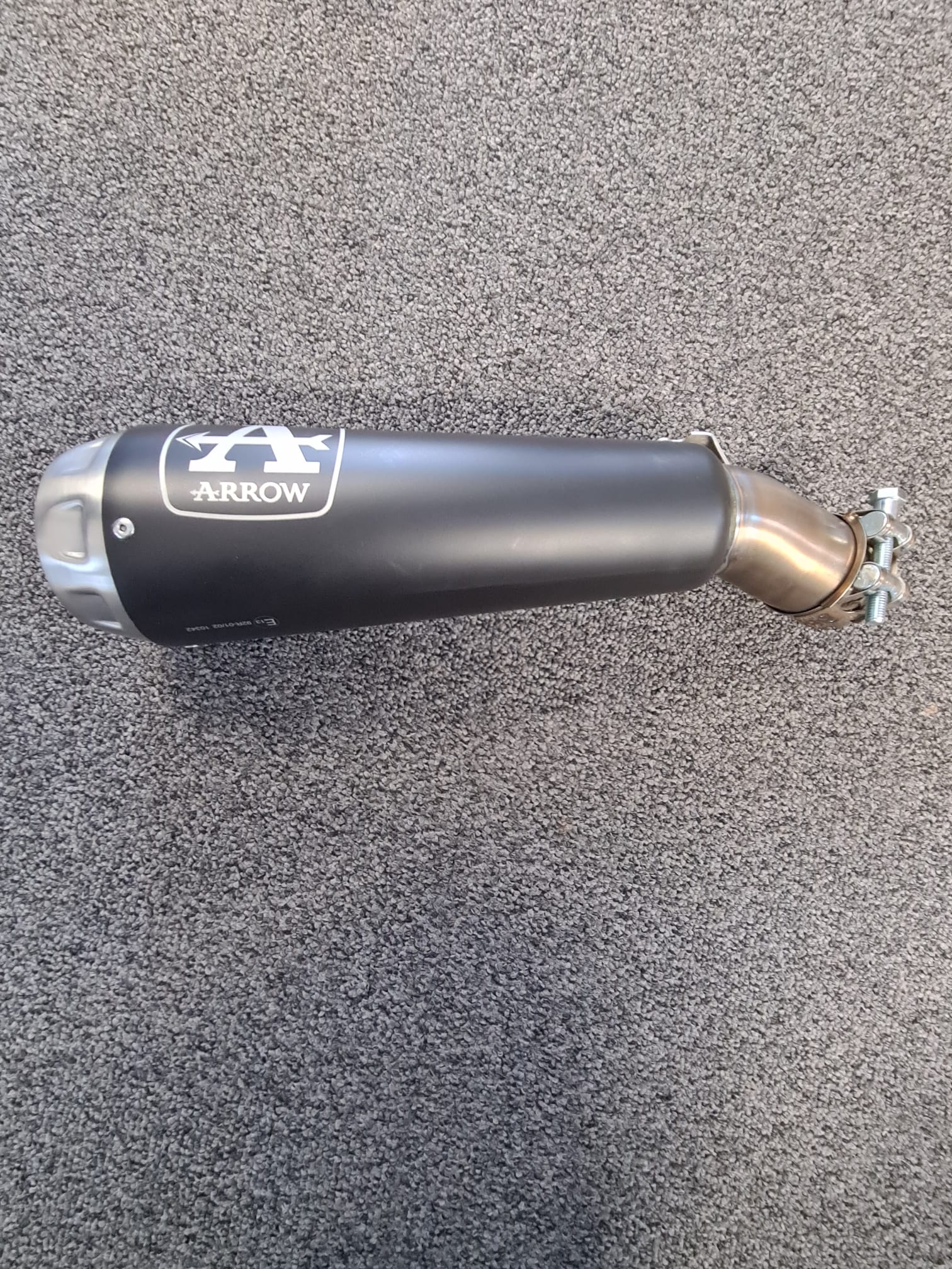 ARROW Escape DARK PRO-RACE para Honda CB1100 2017-, acero inoxidable negro