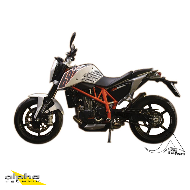 Stompgrip negro, Volcano, para KTM 690 Duke, 2012-2018, 690 Duke R, 2013-2017