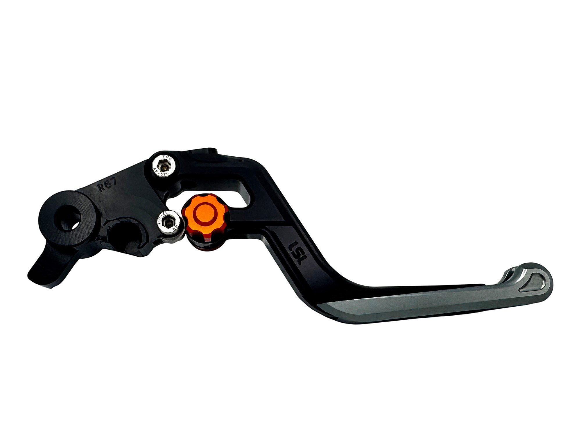Maneta de Freno LSL ERGONIA R67R Negro/Naranja/Antracita