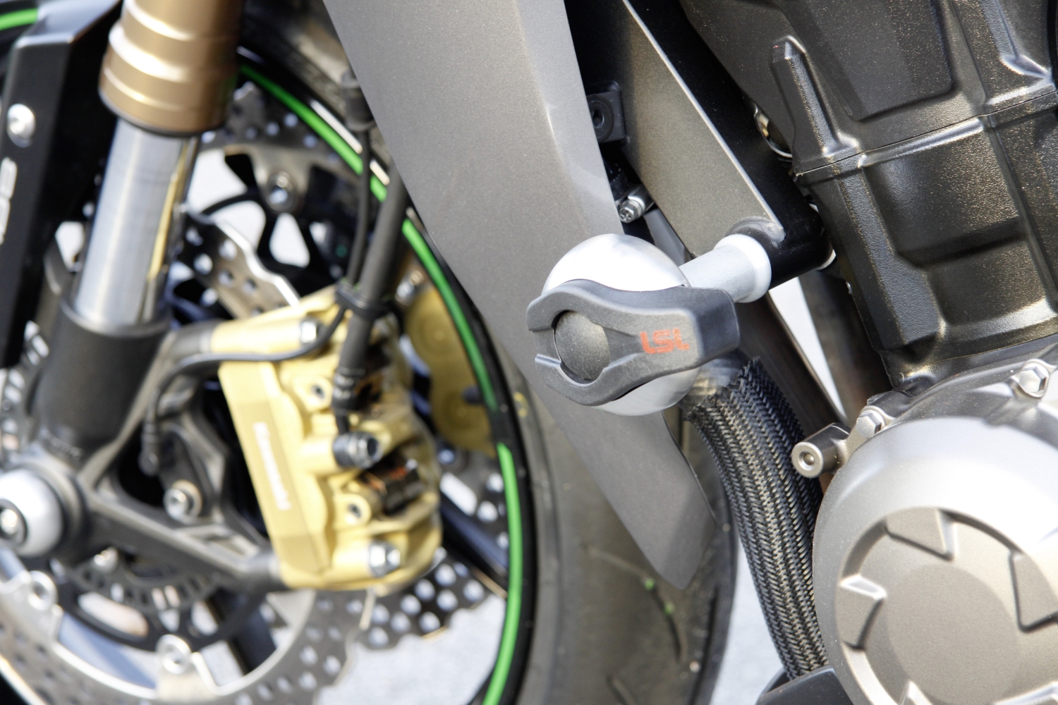Kit de montaje LSL Crash Pad para Kawasaki Z1000 ABS, 2010-
