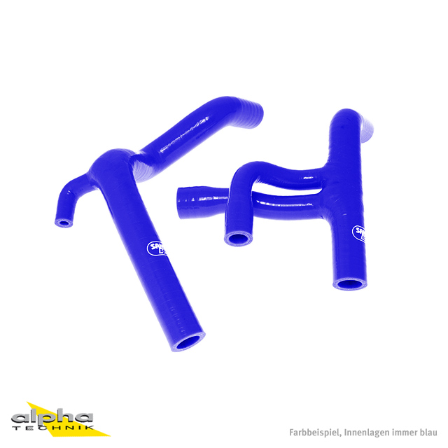 Kit de mangueras de silicona SAMCO SPORT azul para Cagiva Mito 125 año de modelo 1991-