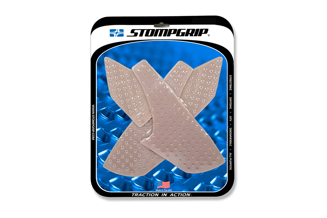 Stompgrip transparente, Volcano, para Aprilia Caponord (Travel) 1200, 2014-2016 y Caponord Rally 1200, 2016-2017