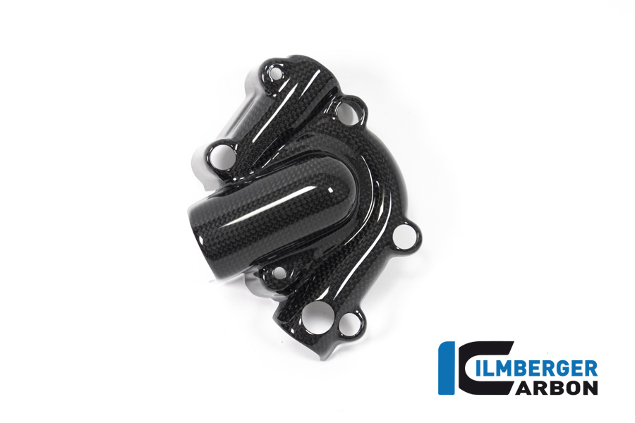 Ilmberger Carbon tapón de la bomba de aguacubierta, brillante, Ducati Monster 1200, 1200S 2017-