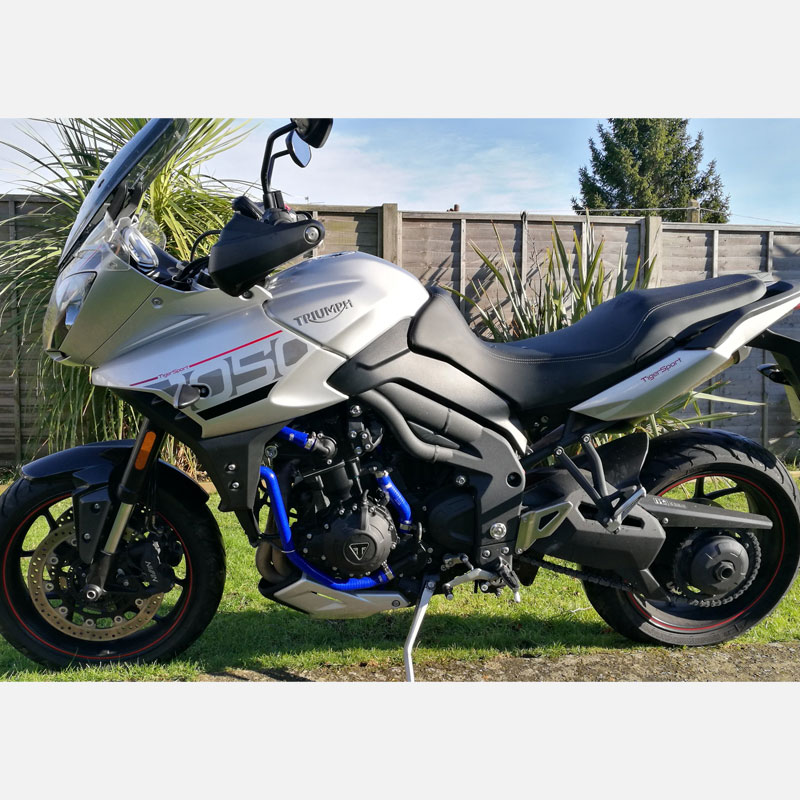 Kit de mangueras de silicona Samco azul Triumph Tiger 1050 Sport