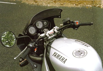 Kit LSL Superbike con certificado de piezas para Yamaha FZR1000, Tipo 3LE, 1989-1990, plata, (Tipo A)