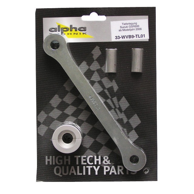 Kit de reducción de altura alpha Technik 30mm para Suzuki GSR600; Tipo WVB9; Año del modelo 2006