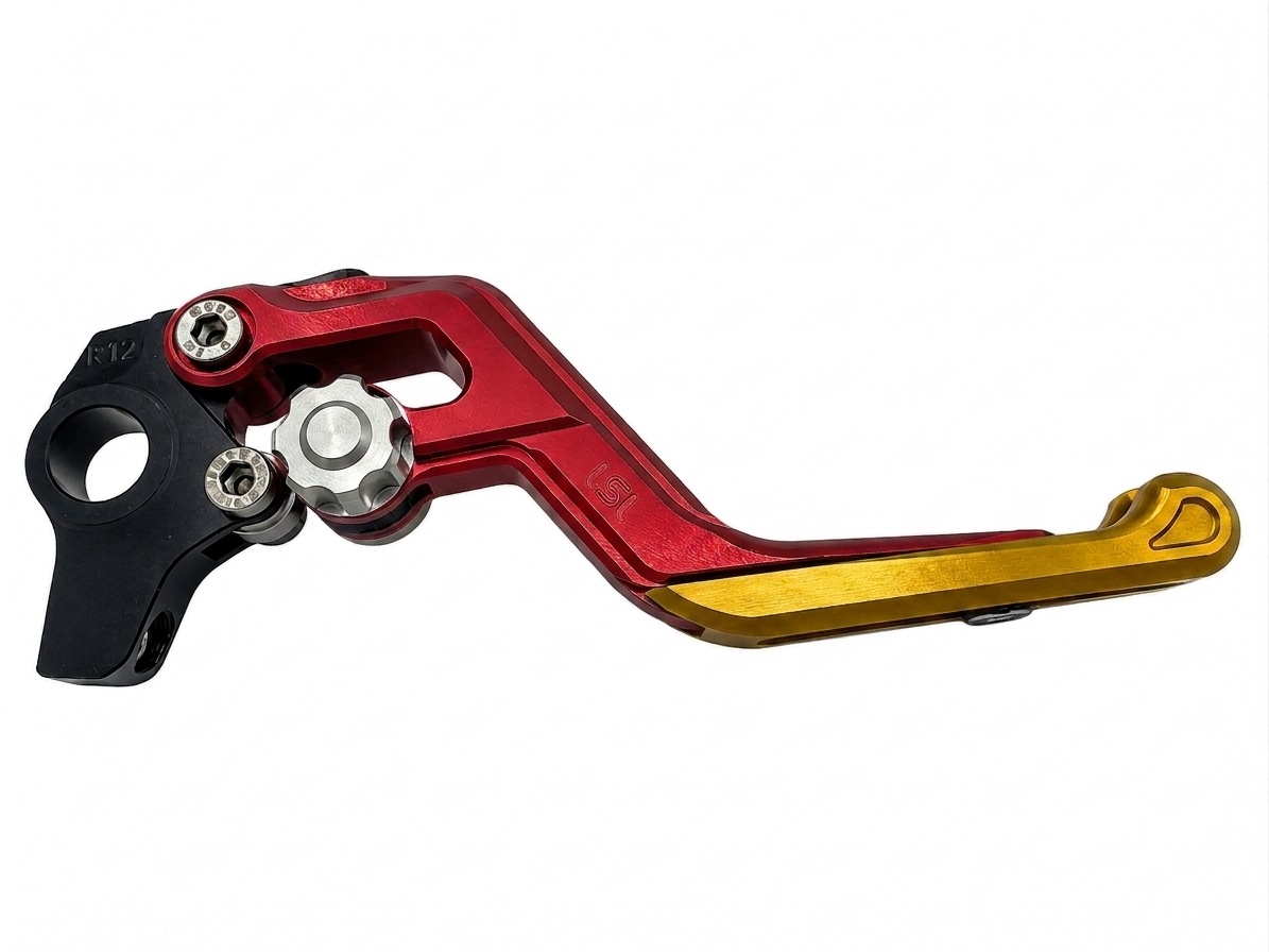 LSL ERGONIA Maneta de freno R17 Rojo/Plata/Oro