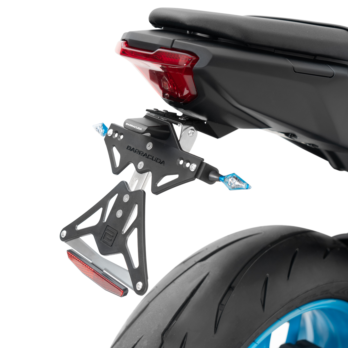 Soporte de matrícula Barracuda para Yamaha MT-07 2025-