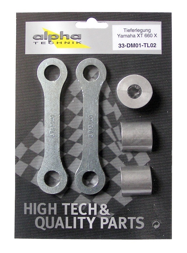 Kit de descenso alpha Technik 50mm Yamaha XT660X, Tipo DM01; Año del modelo 2004-