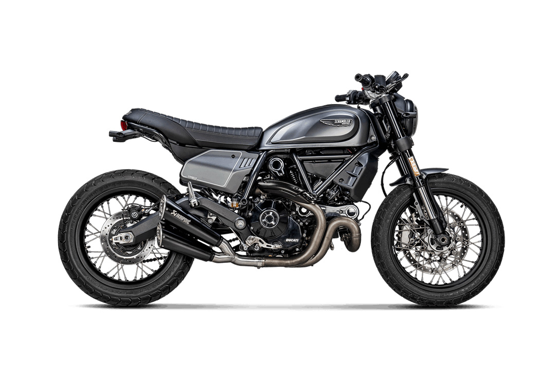 Silenciador Akrapovic Slip-On Line para Ducati Scrambler Urban Motard / Nightshift / Icon / Icon Dark / Desert Sled 2021-