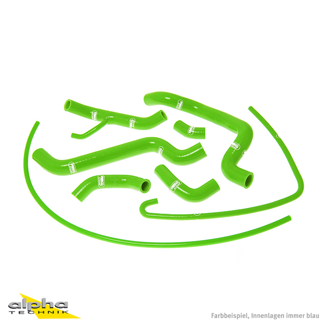 Kit de mangueras de silicona SAMCO SPORT verde para Ducati 848 1098 R S 1198 R S año de modelo 2007-2014