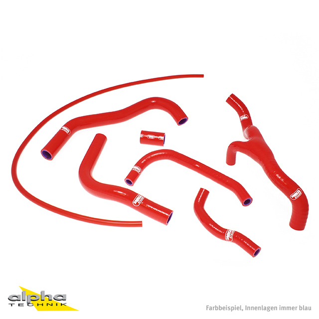Kit de mangueras de silicona SAMCO SPORT rojo para Honda CBR600RR año del modelo 2007-2024