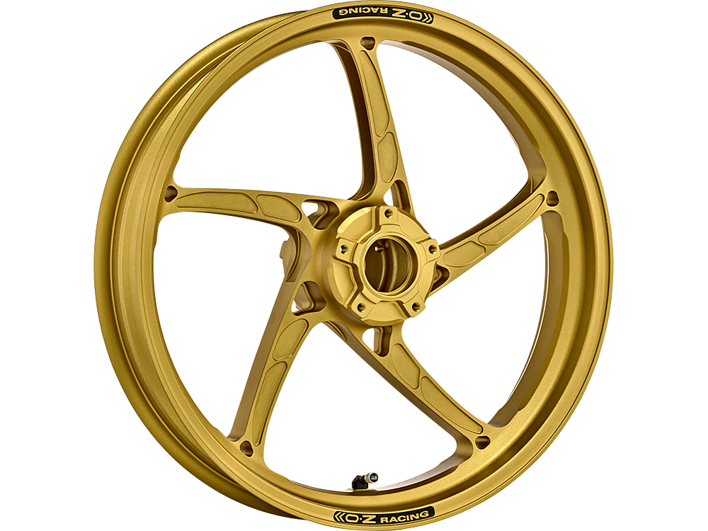 Juego de llantas OZ Piega R de aluminio en oro mate para Ducati Panigale V4(S) 2018-2024, 1199 Panigale 2012-2014, 1299 Panigale 2015-2018, Streetfighter V4(S) 2020-2022