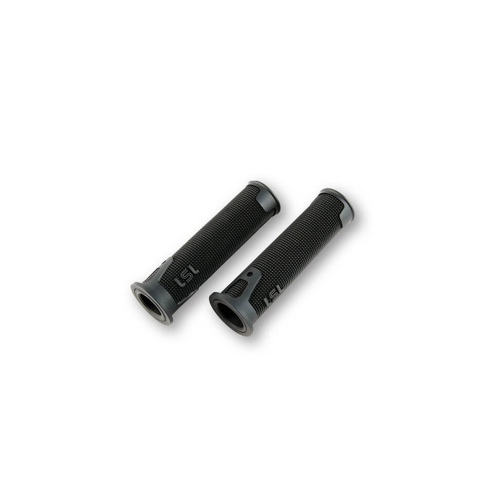 LSL ERGONIA puño de manillar de goma, 7/8 pulgadas (22,2 mm), 125 mm, negro
