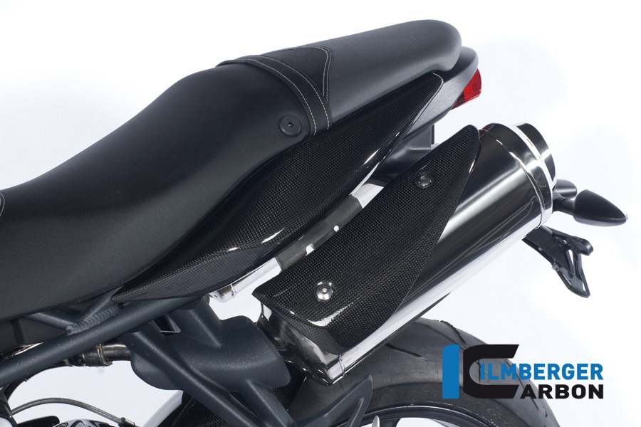 Tapa lateral de carbono Ilmberger bajo el asiento lado izquierdo, Carbono