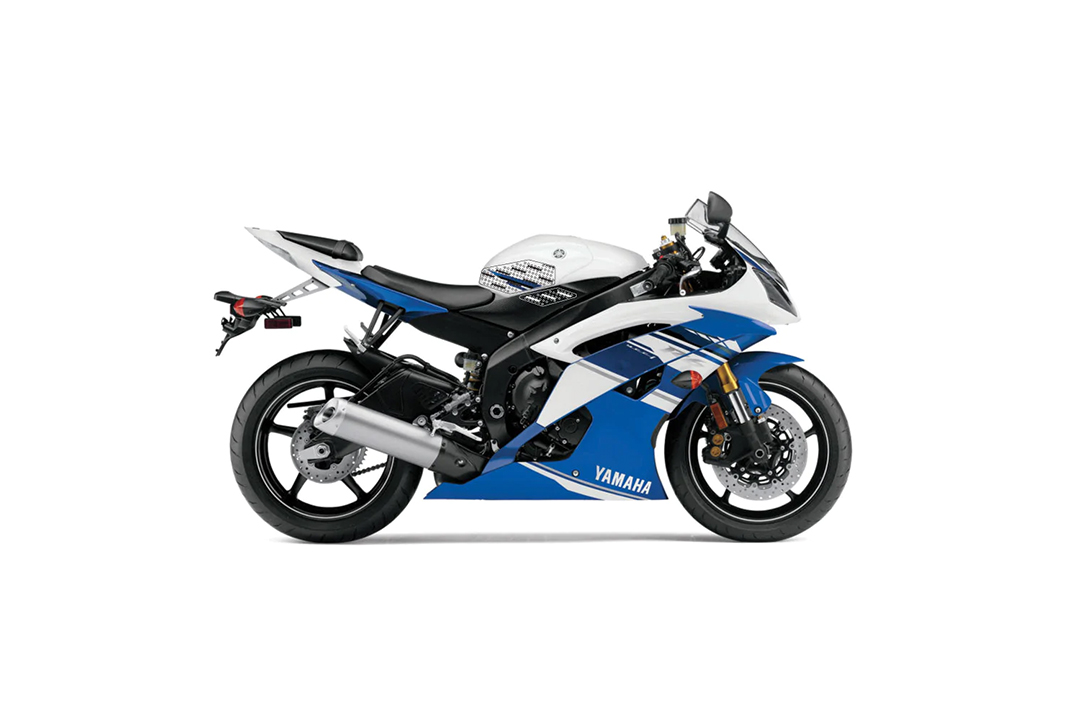 Almohadilla Stompgrip depósito de gasolina transparente, Icon, para Yamaha YZF-R6, 2008-2016