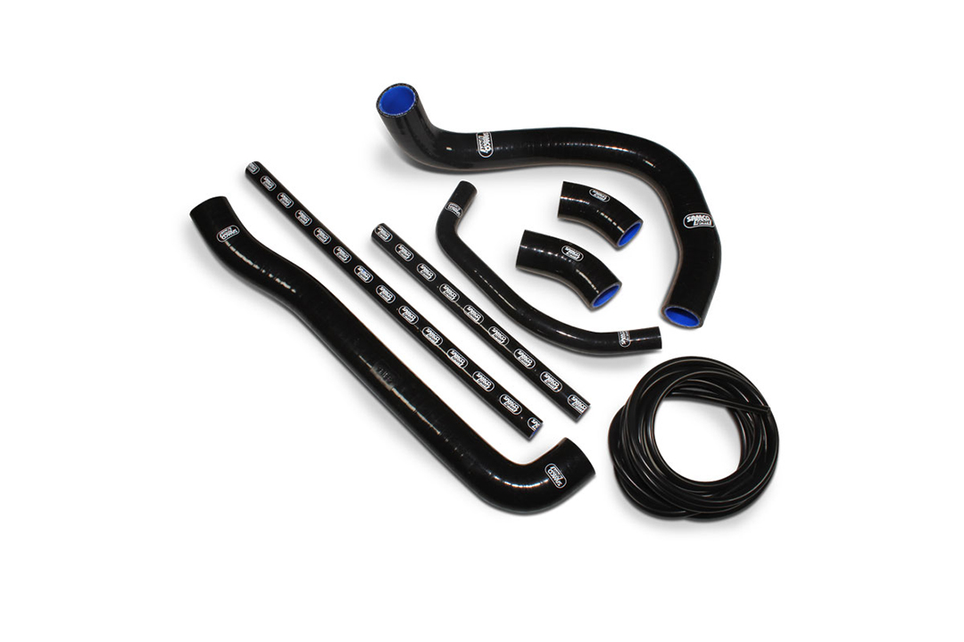 Kit de mangueras de silicona SAMCO SPORT negro para Kawasaki ZXR750 Año del modelo 1991-1995