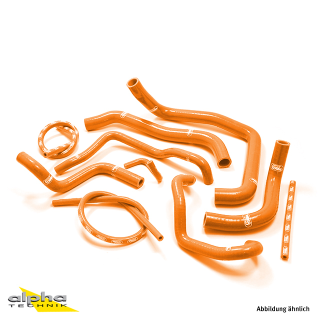 Kit de mangueras de silicona SAMCO SPORT naranja para Honda CBR900RR año de modelo 2000-2001