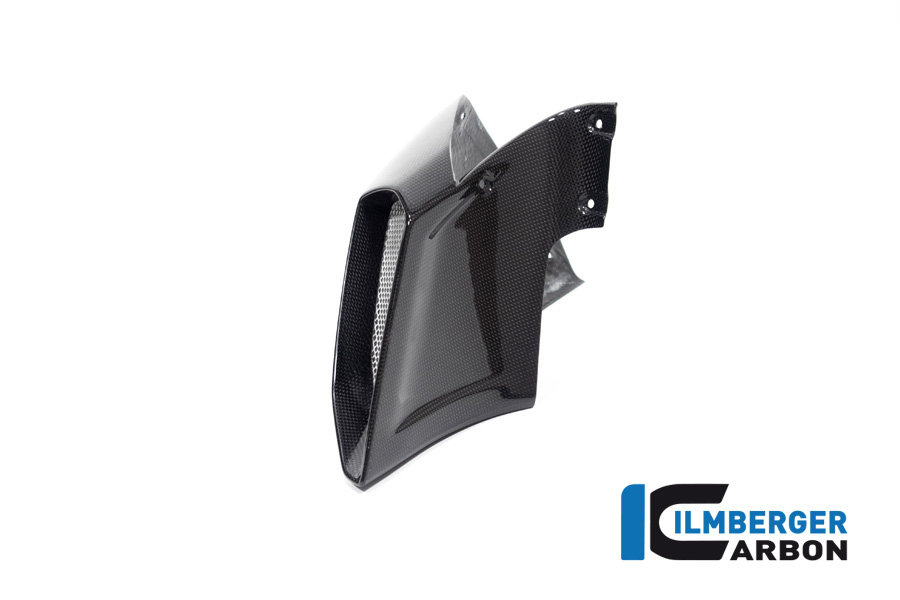 Carenado del conducto de admisión de aire de carbono Ilmberger lado derecho, brillante Ducati Diavel 1260, 2019-