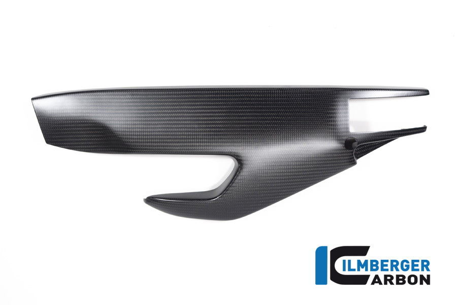 Cubierta de basculante de carbono Ilmberger lado izquierdo mate para Aprilia RSV4 / Tuono V4 2021-