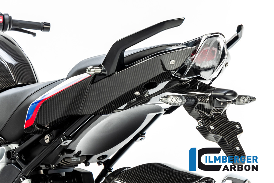 Tapa lateral de carbono Ilmberger junto al asiento lado izquierdo, Carbono para BMW R1250R R1250RS 2019-