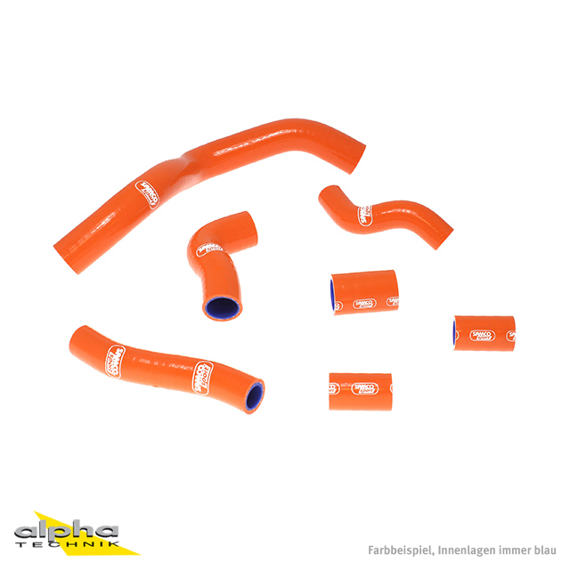 SAMCO SPORT Kit de mangueras de silicona naranja para KTM 950 Adventure S 990 Adventure S M 990 Super Duke Año del modelo 2004-2014