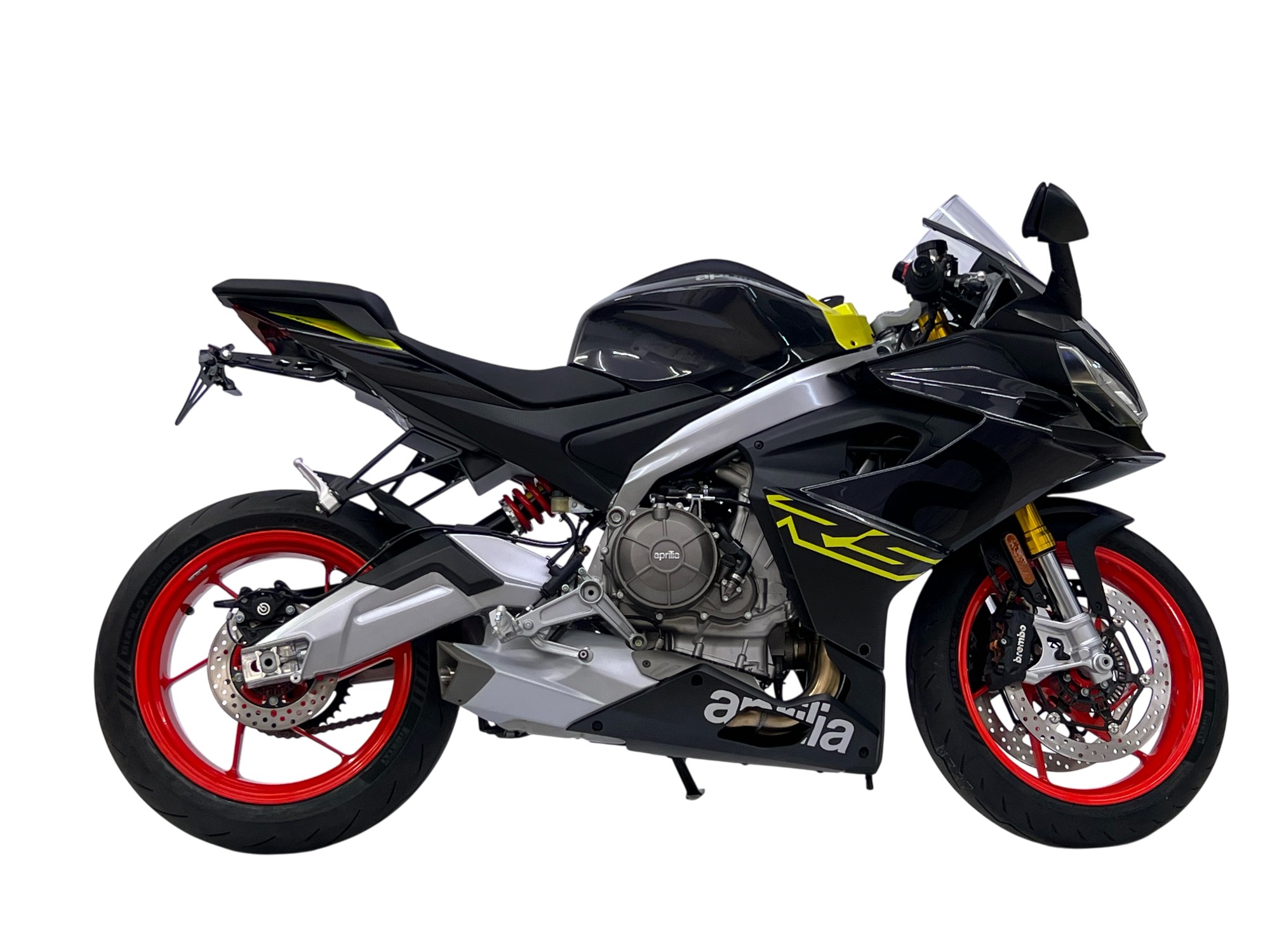 Soporte de matrícula alpha Technik para Aprilia RS 457 / Tuono 457, Tipo XE, año del modelo 2024-.
