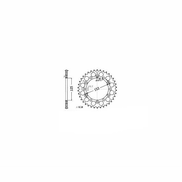 Kit de cadena DID con cadena 520ZVM-X, color oro, para Honda CRF230L/U, año del modelo 2008