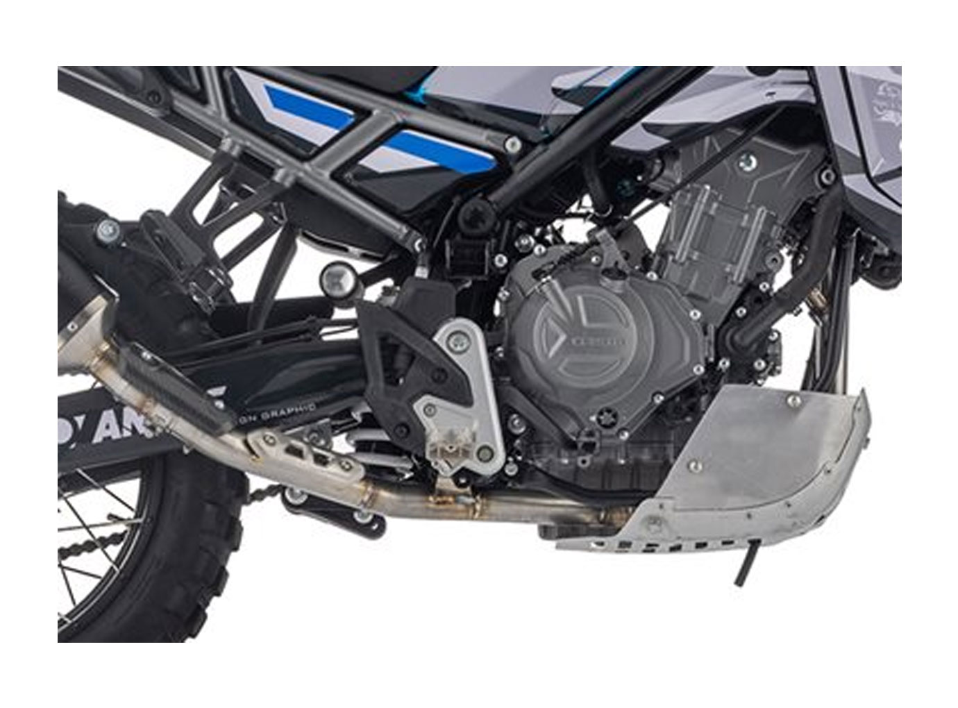 Colector de competición ARROW de acero inoxidable para CF Moto 450MT año del modelo 2021-
