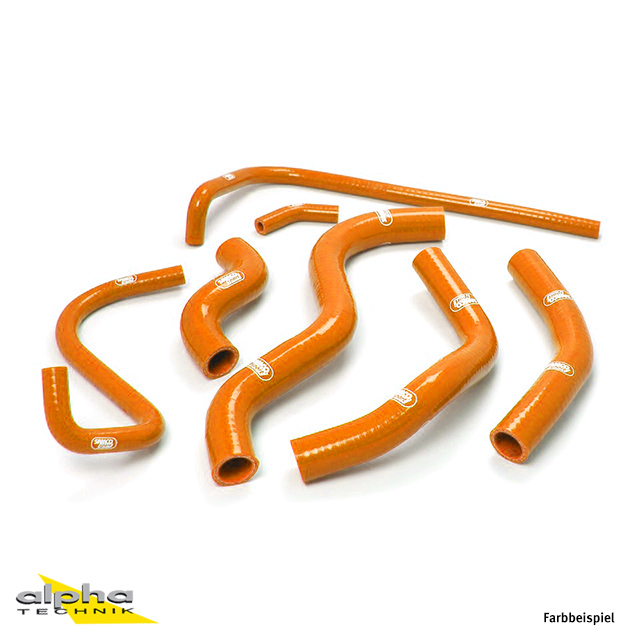 Kit de mangueras de silicona SAMCO SPORT naranja para Honda CB900 Hornet Año del modelo 2002-2007