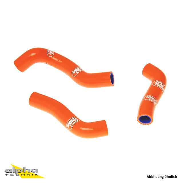Kit de mangueras de silicona SAMCO SPORT naranja para KTM 250 SX-F 250 XC-F año de modelo 2011-2012