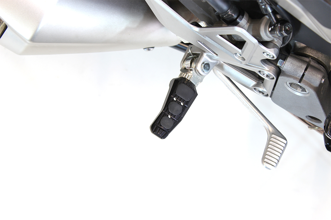 Kit de reposapiés de repuesto Gilles Touring, para pasajero, negro para BMW S1000R, S1000RR, M1000R