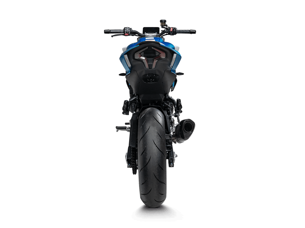 Línea Akrapovic Slip-On (Carbono) para CFMOTO 450SR, 450NK a partir del año de modelo 2024-2025