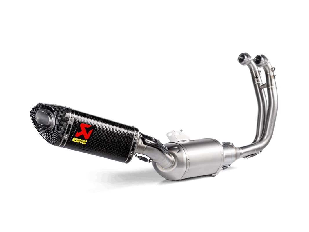 Akrapovic Racing Line (Carbon) sistema de escape para Aprilia RS660 2021- , Tuono 660 2021- con homologación calle