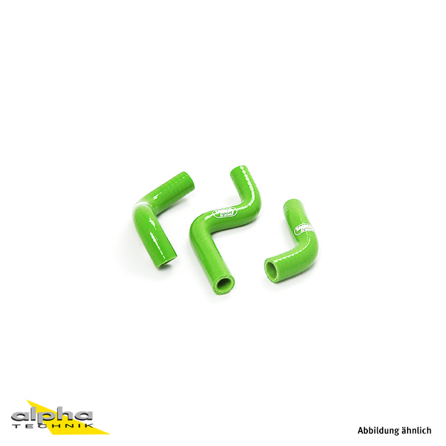 Kit de Mangueras de Silicona SAMCO SPORT Verde para Kawasaki KX85 KX112 KX100 Año del Modelo 2014-2023