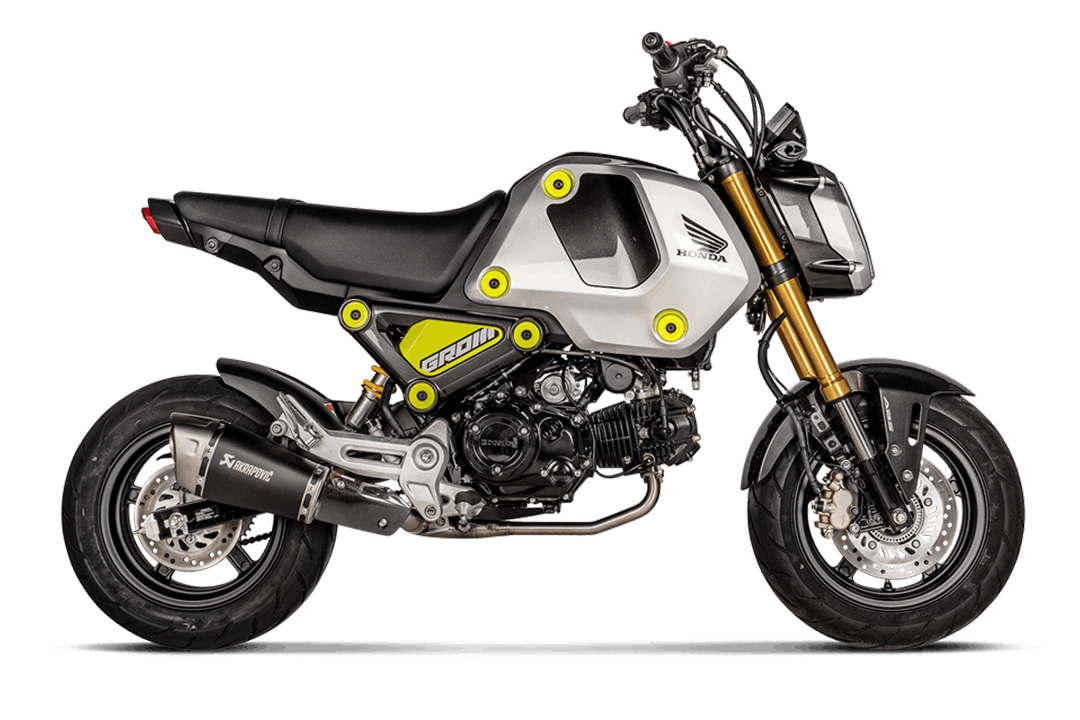 Akrapovic protecion térmilprotector térmico de Carbono para Honda MSX 125 GROM a partir del año de modelo 2021-2025