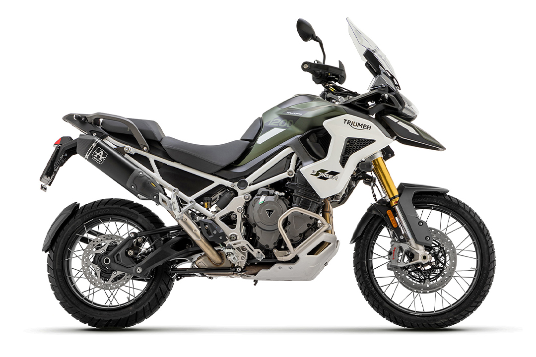 ARROW VELOCE DARK Slip-On para Triumph Tiger 1200 2022-