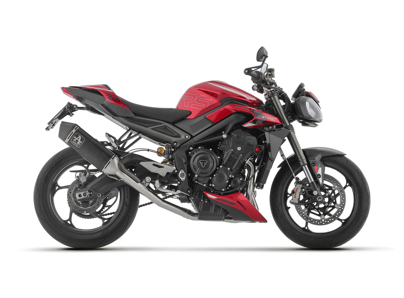 Sistema completo de competición ARROW para Triumph Street Triple 765 RS Año del modelo 2023-