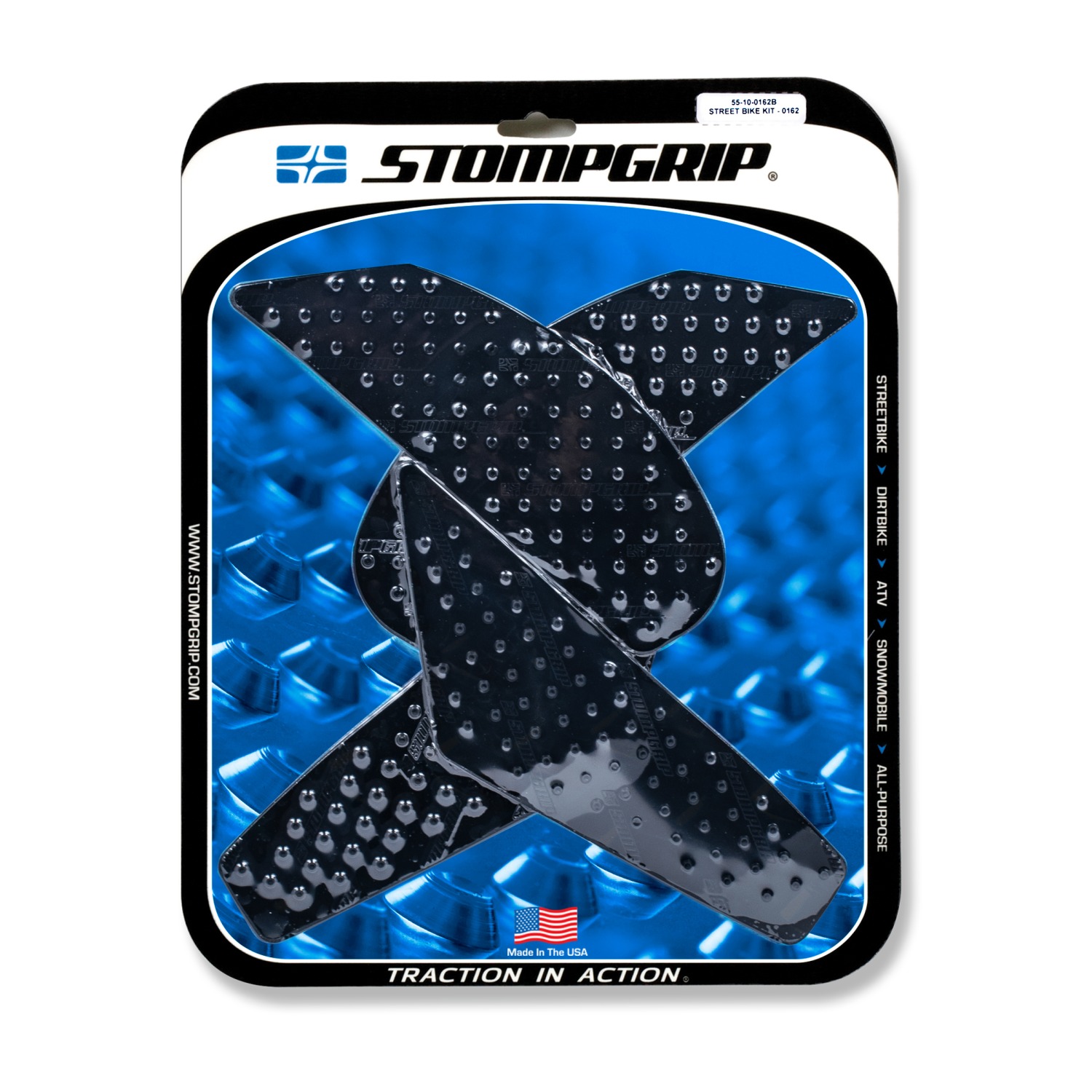 Stompgrip negro, Volcano, para Honda NC750X, 2018-2020